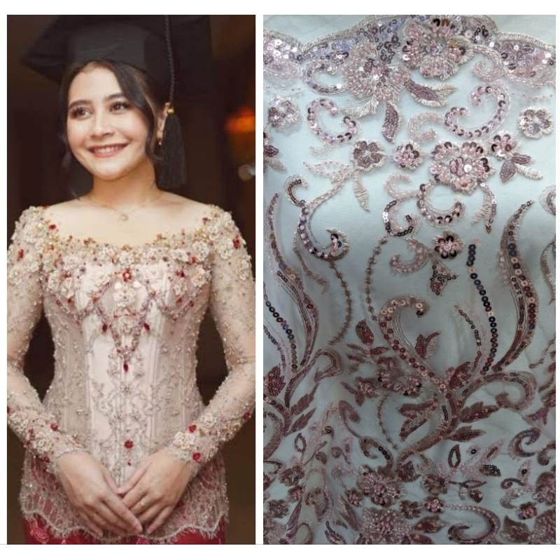 kain tile akar-akar full payet soroskin