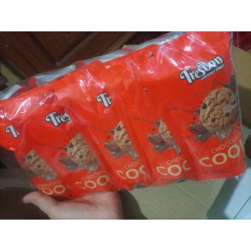 

(COD) Tresbon cokelat chip cookies rasa cokelat snack jajan anak enak murah viral surabaya