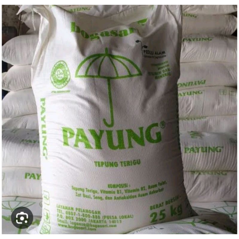 

Tepung Terigu cap payung 25 kg