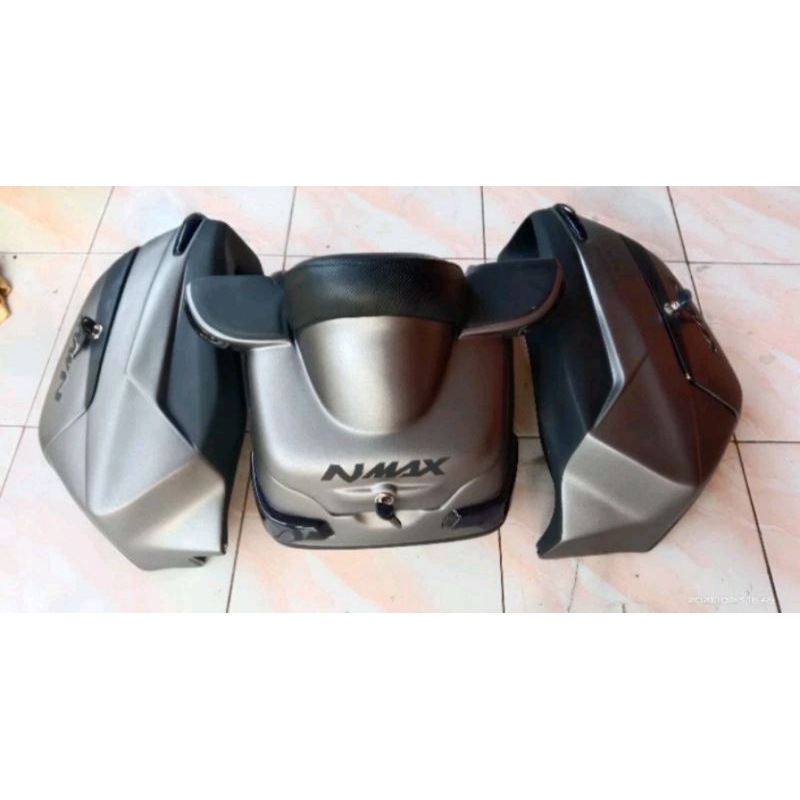 Side Box dan Top Box Nmax Old Grey