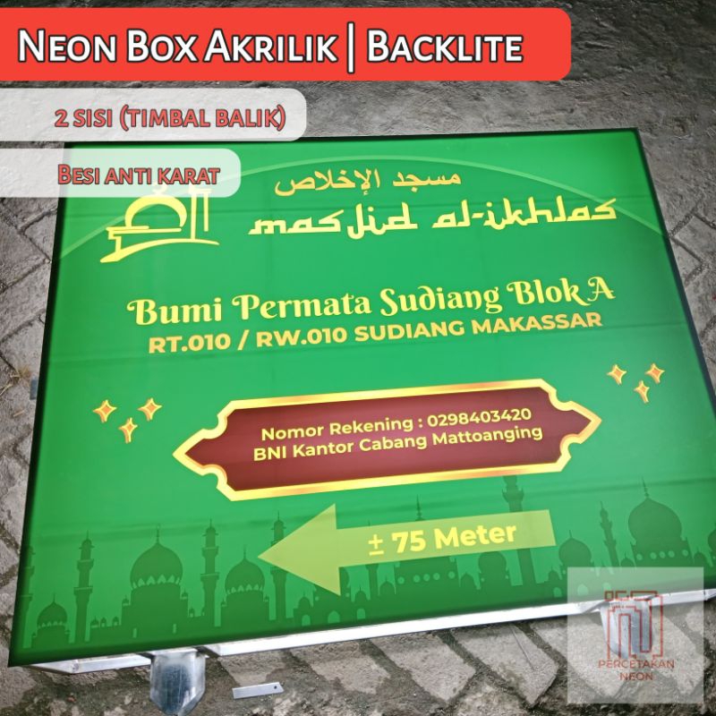 Neon Box Kotak | Neon Box Akrilik | Neon Box Backlite