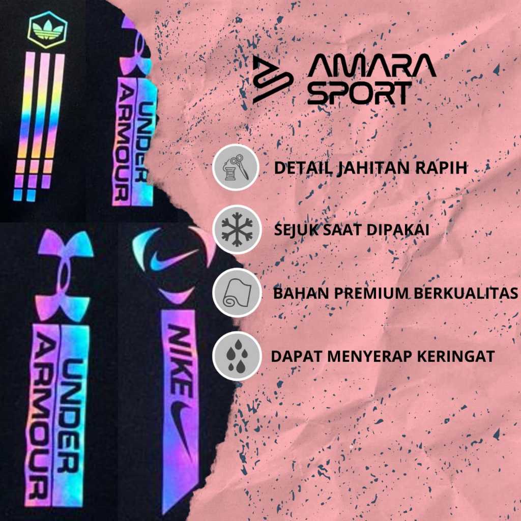 Celana Training Jogger 3/4 Joger Pants Olahraga Premium Pria Wanita 7/8