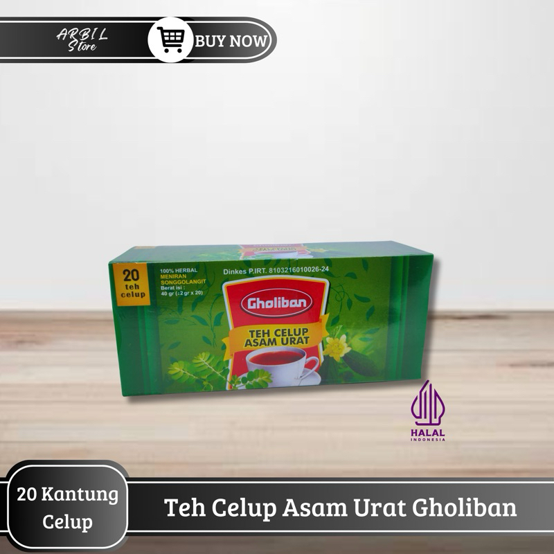 

Teh Celup Herbal Asam Urat Gholiban