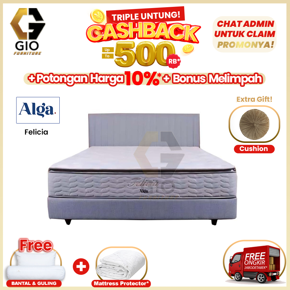 Alga Kasur/Springbed Felicia (Fullset)