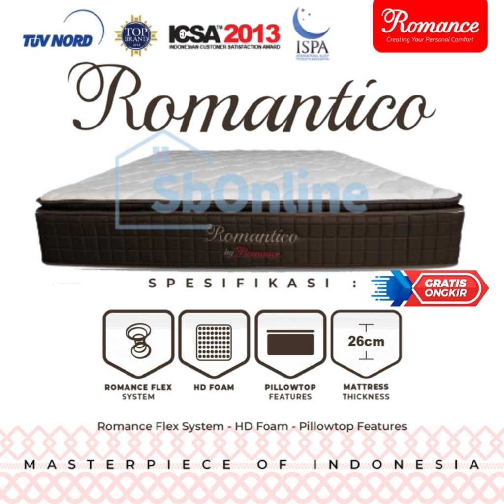 Romance Kasur Romantico By Romance Springbed