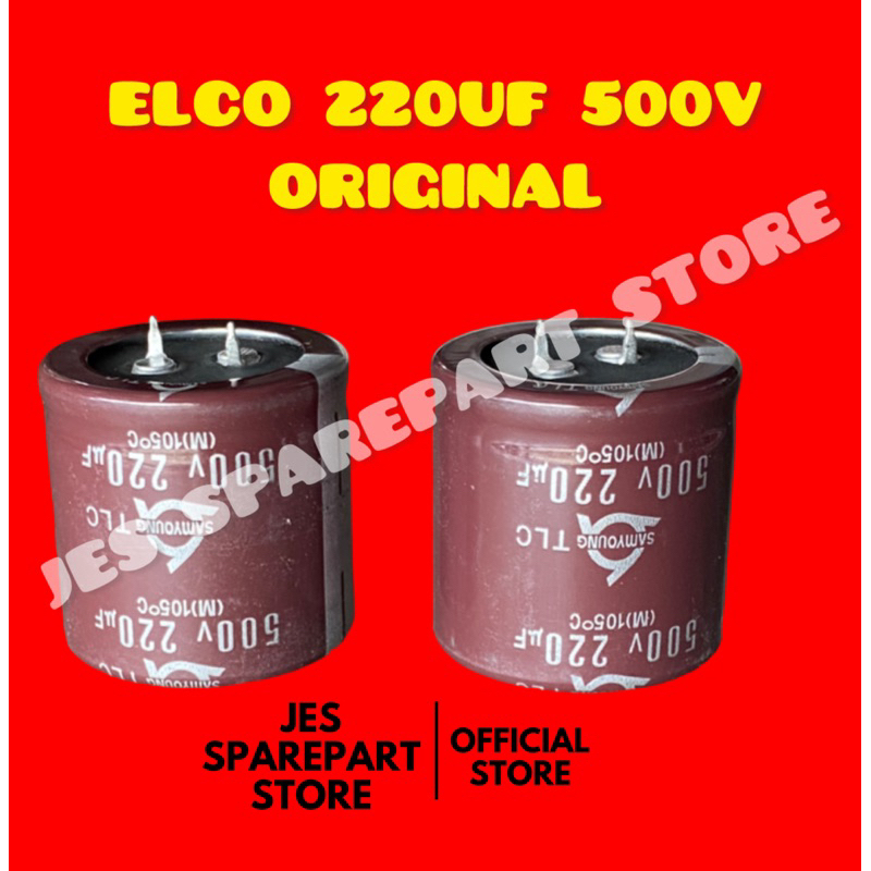 ELCO 220UF 500V ORIGINAL