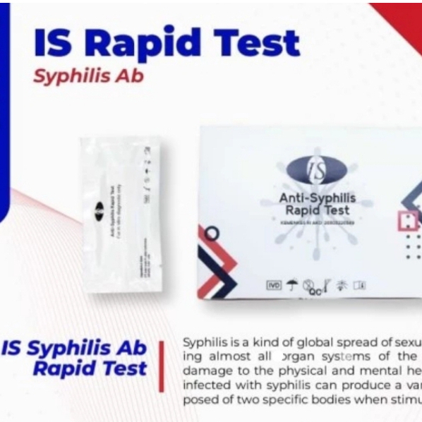 Sypilis test isi 25 Alat Test Sifilis IS Rapid Test