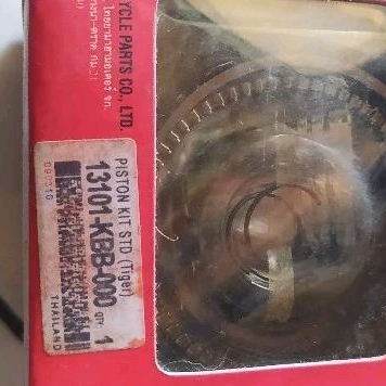 ring + piston kbb  std tiger komplit  honda tiger