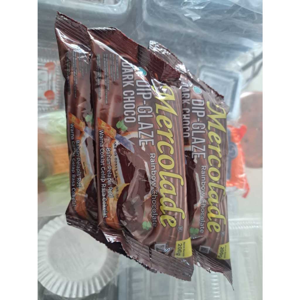 

glaze mecrolade 200g coklat