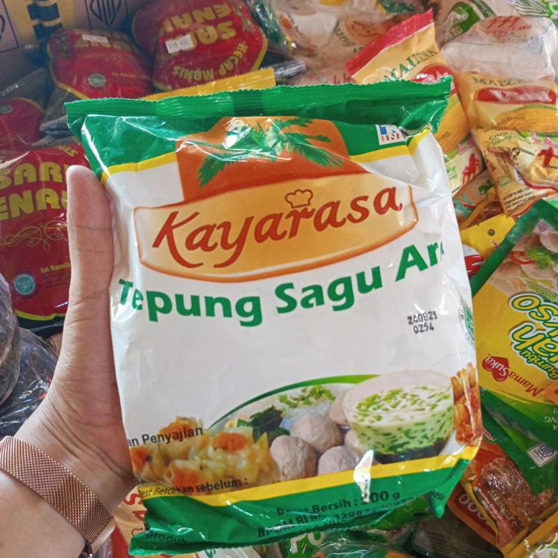 

Tepung sagu aren merk kaya rasa