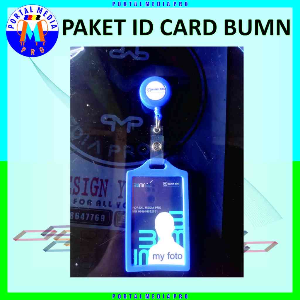 

Paket ID Card BUMN BRI HOLDER YOYO LOGO