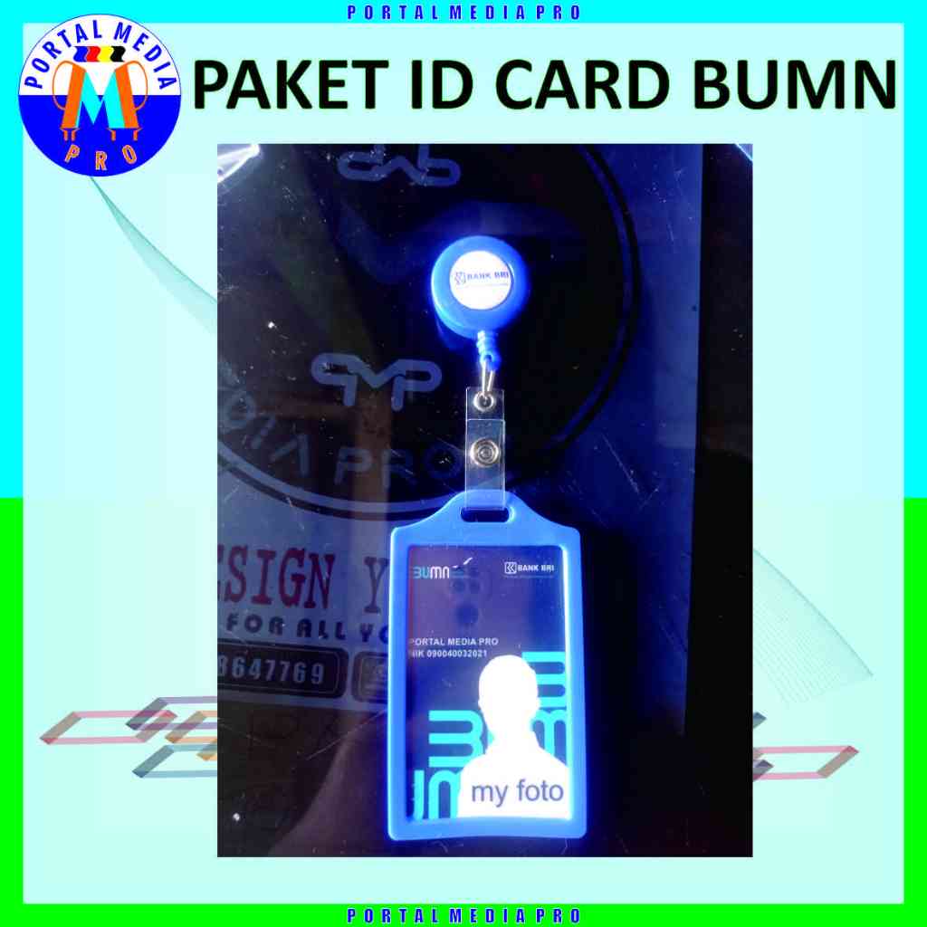 Paket ID Card BUMN BRI HOLDER YOYO LOGO