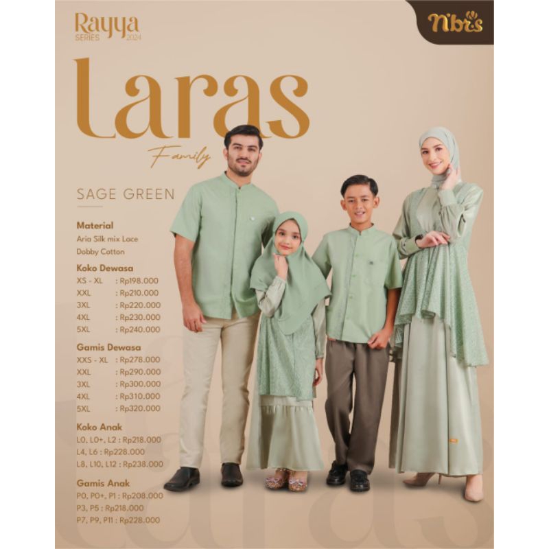 LARAS FAMILY SAGE GREEN// RAYYA SERIES// RAYYA TERBARU// RAYYA TERBAIK// RAYYA SERIES