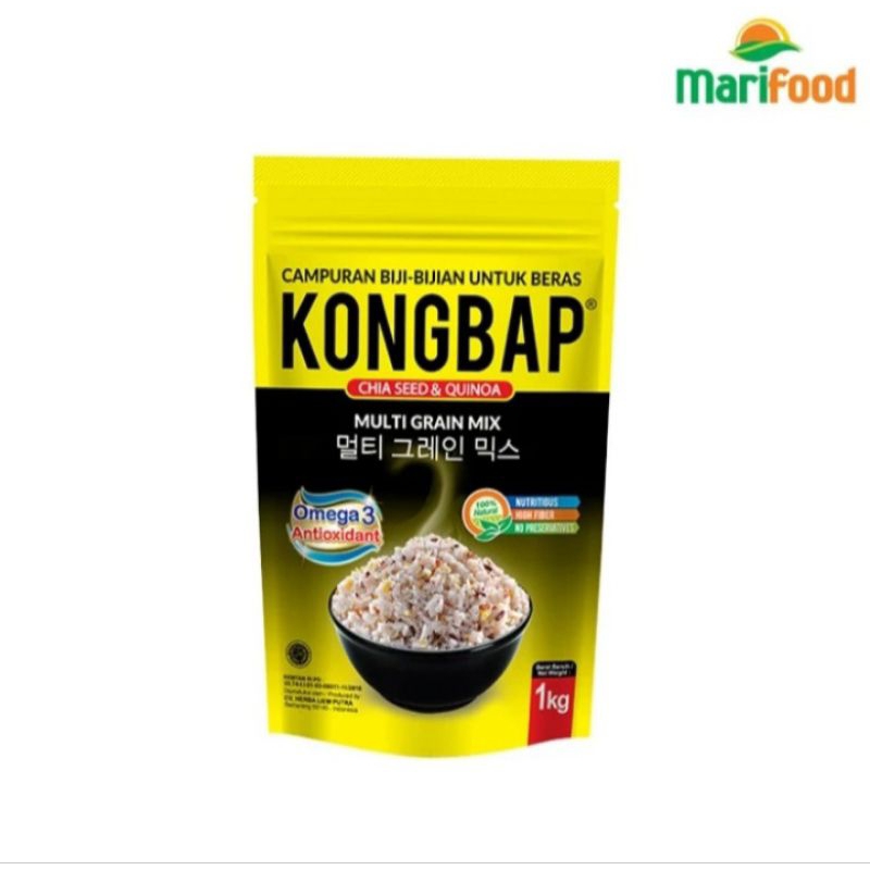 

Kongbap multi grain chiaseed quinoa 1Kg