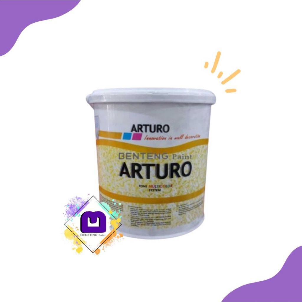 CAT TEMBOK TEKSTUR ARTURO Arturo Texture Based Galon 4kg Cat Tekstur 4 kg