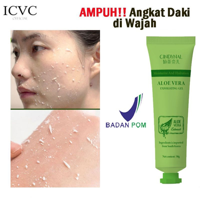 Exfoliating Gel Perontok Daki dan Kulit Mati