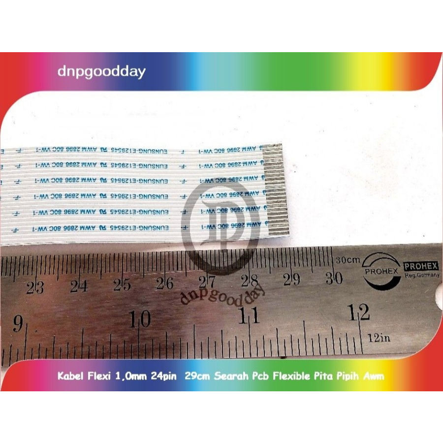 

Kabel Flexi 1,0Mm 24Pin 29Cm Searah Pcb Flexible Pita Pipih Awm Dnpgood11 Kualitas Baik