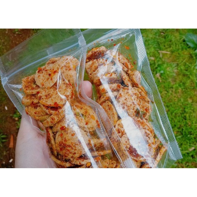 

keripik basreng pedas daun jeruk
