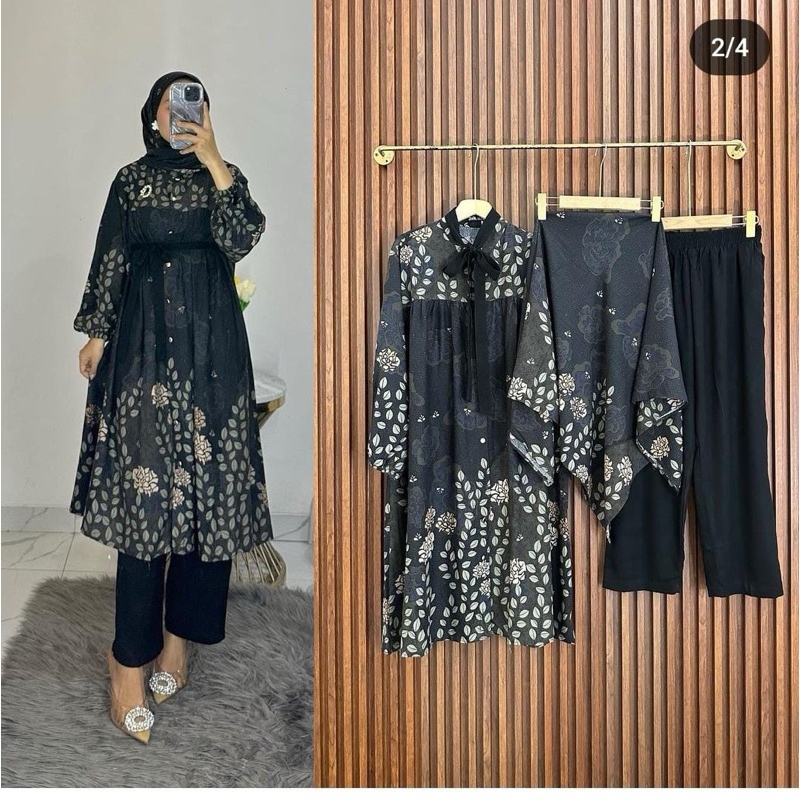 ONSET LONG TUNIK FLUS HIJAB