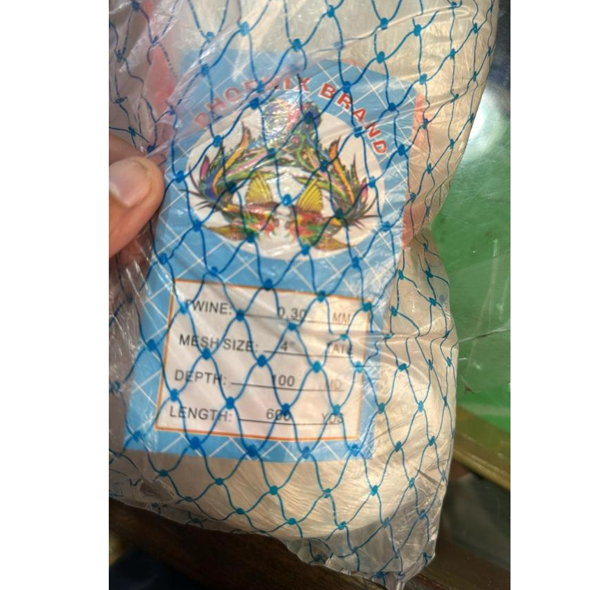 Jaring ikan 0.30 4” 100 x 600 TATE