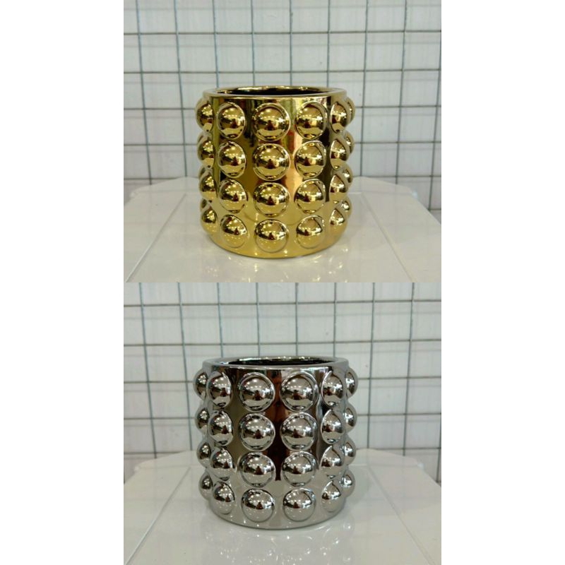 Vas keramik / Vas bunga keramik minimalis