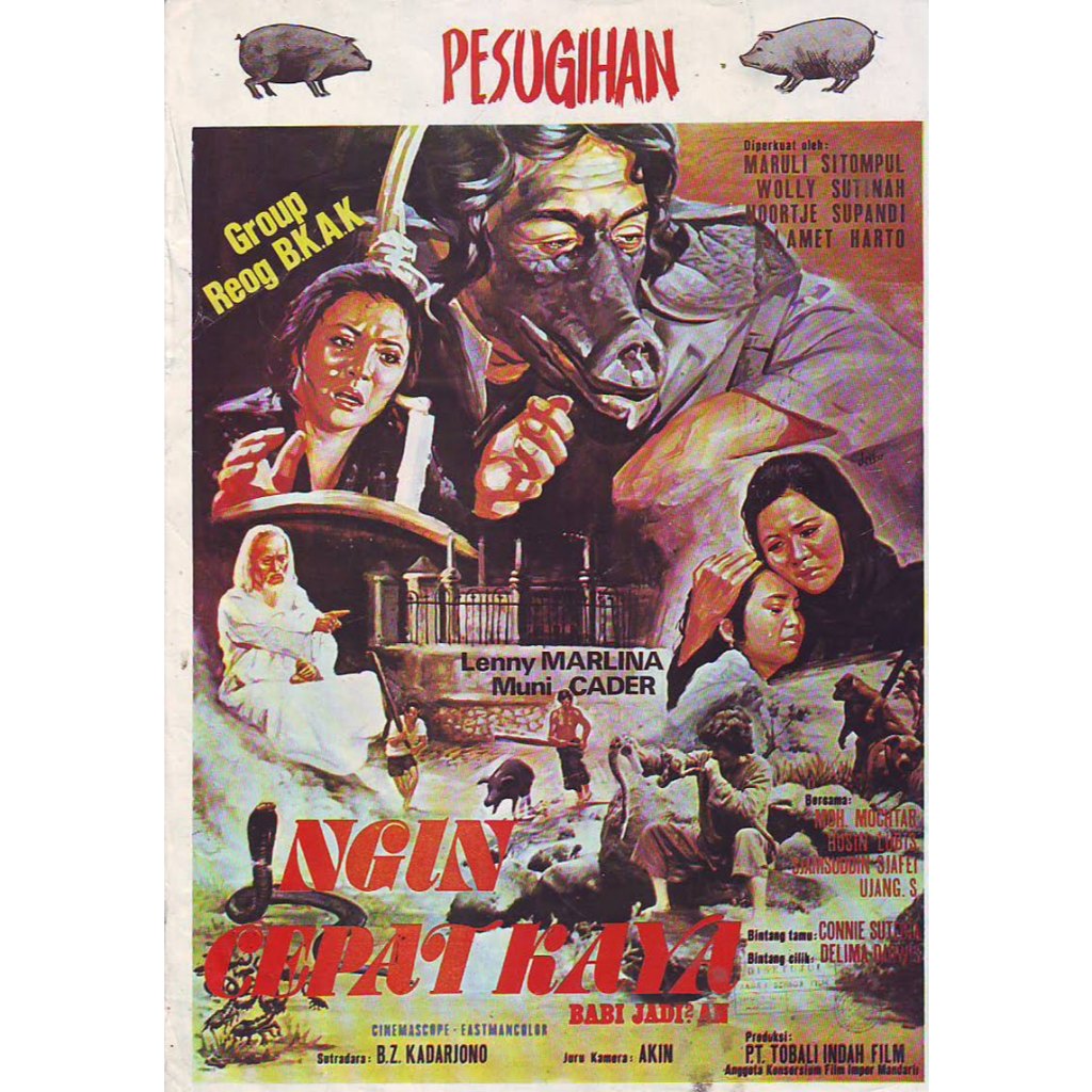 kaset dvd ingin cepat kaya ( babi ngepet )