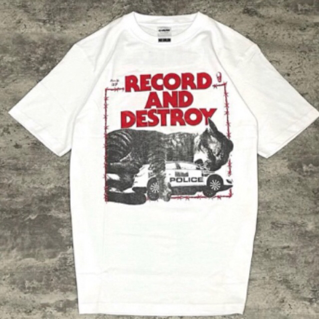T-SHIRT GRIMLOC RECORD AND DESTROY SZ M