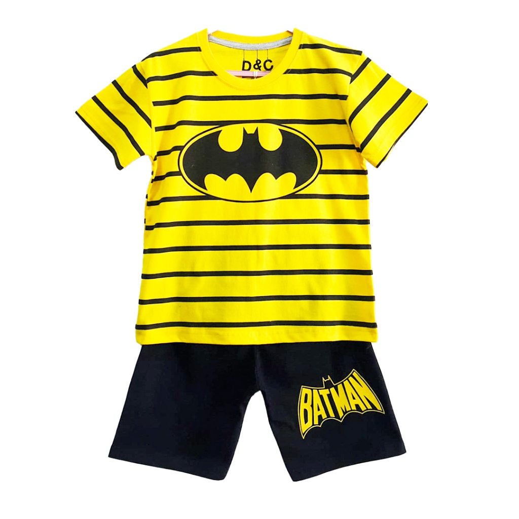 	 D&C Setelan Anak Laki-Laki Batman Salur Size 1-10 thn	