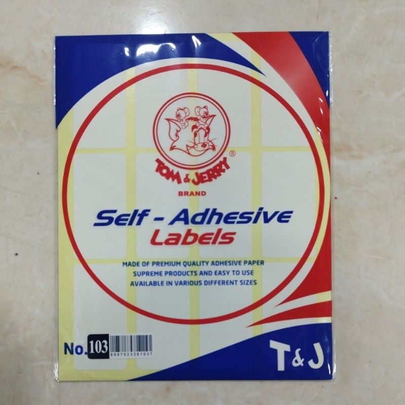 

Label Tom & Jerry No 103 (32*64mm)