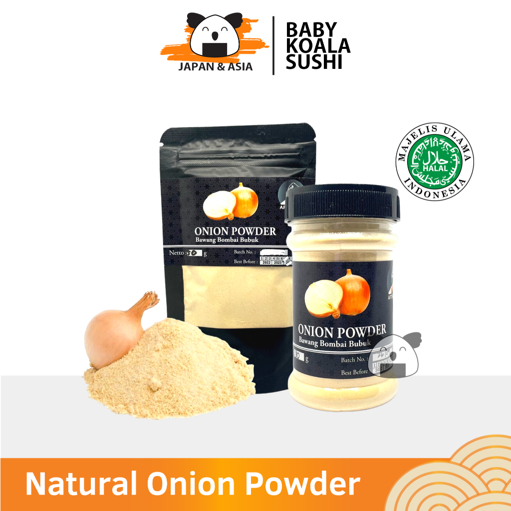 

NATURAL ONION POWDER Bombay Bubuk 50 g | Bawang Bombai