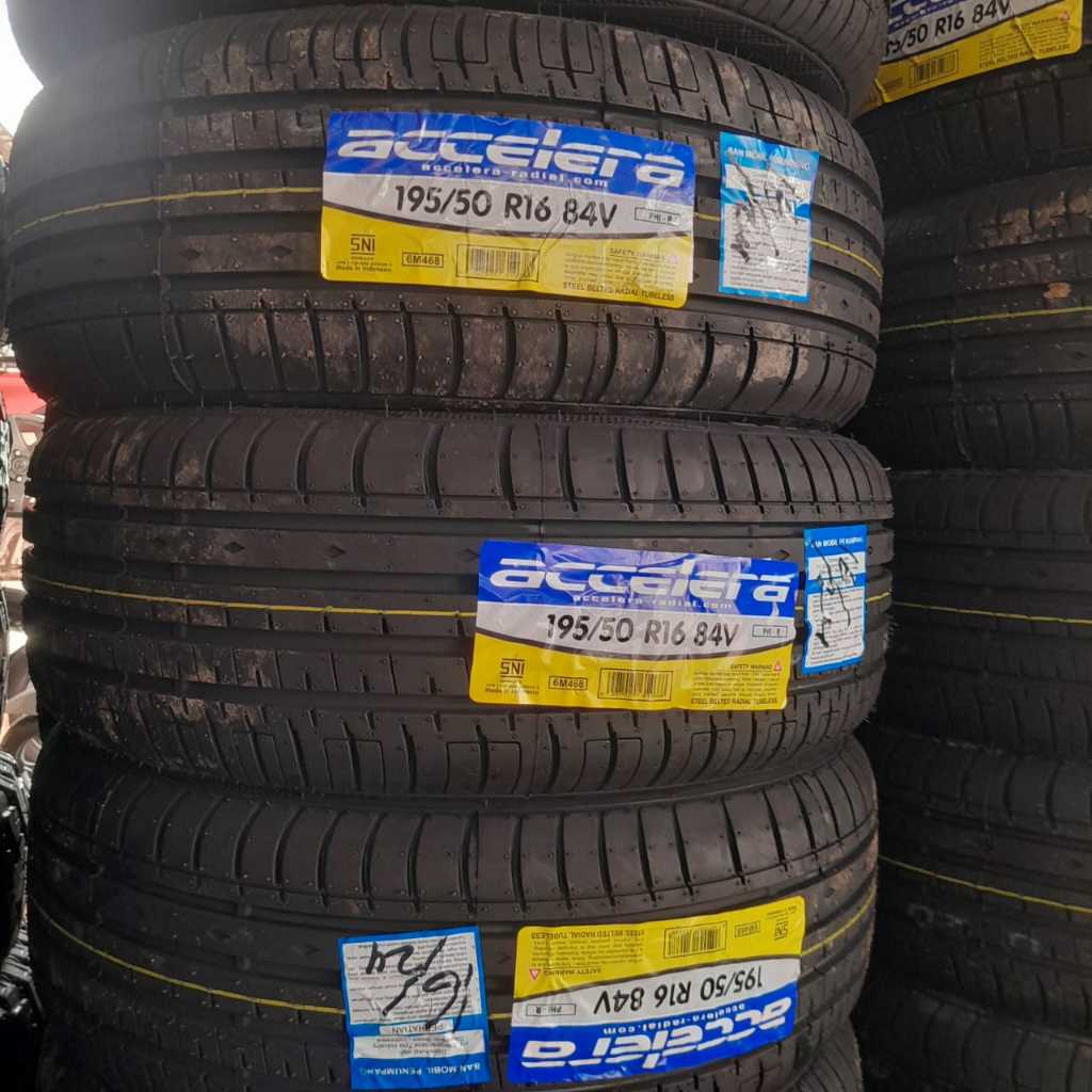 Ban Mobil R16 Standar Harian Ukuran 195 50 R16 Merk Accelera PHI-R Ban Tubles Brio Jazz Agya Dall Ba