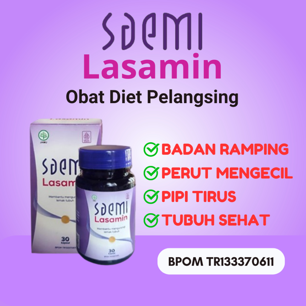 Saemi Lasamin Obat Diet Kurus Langsing Penghancur Penghilang Lemak Pengecil Perut Buncit Pria Wanita