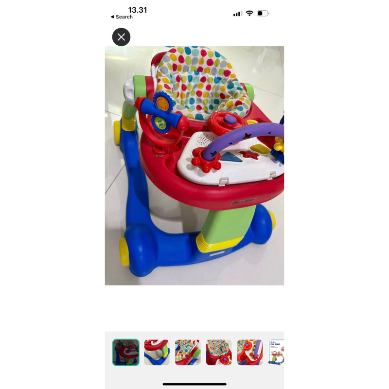cocolatte baby walker preloved