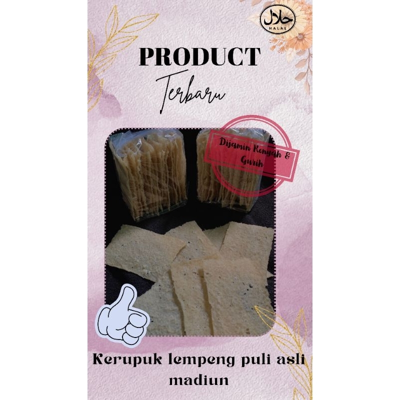 

lempeng puli asli madiun mentah 250 gram