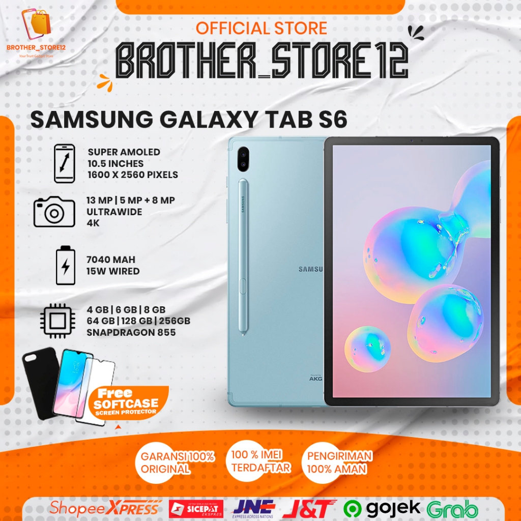 SAMSUNG TAB S6 6/128 SEIN SECOND ORIGINAL