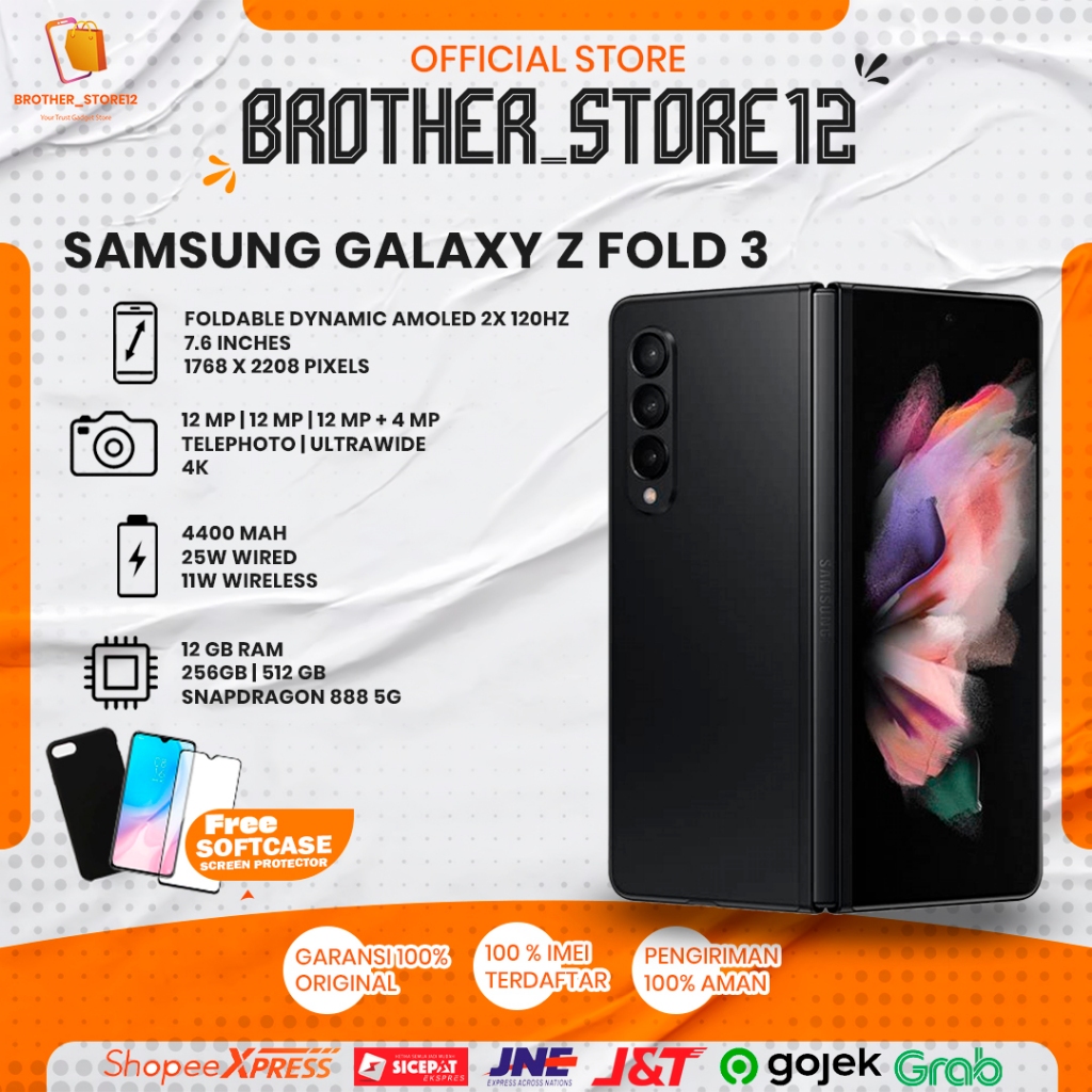 Samsung galaxy z fold 3 5g SEIN second original