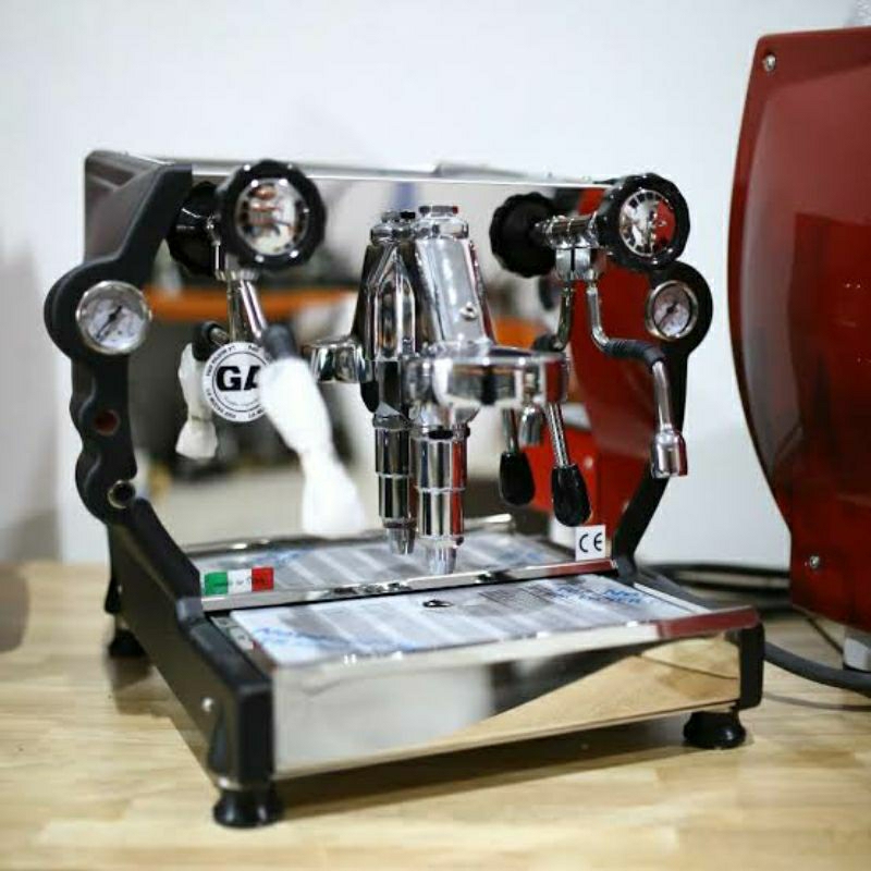 Mesin kopi Espresso La Nuova Era Cuadrona 1 Group Free Barista Tools Lengkap