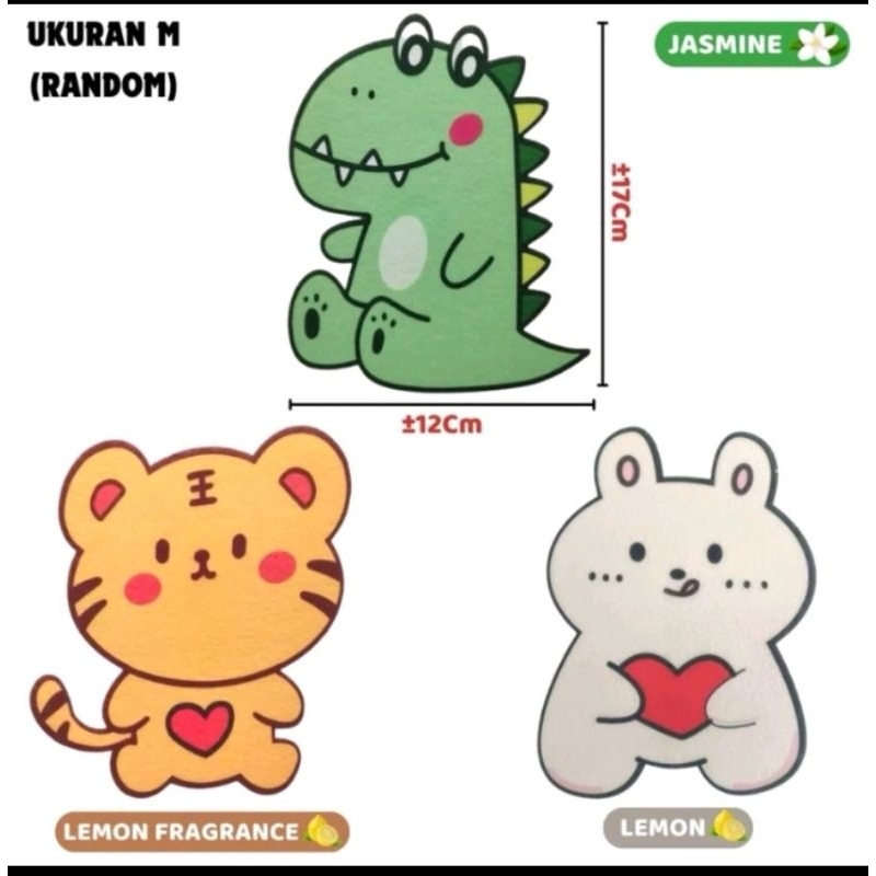 STIKER PENGHARUM RUANGAN WC/STIKER PENGHARUM TOILET KARAKTER