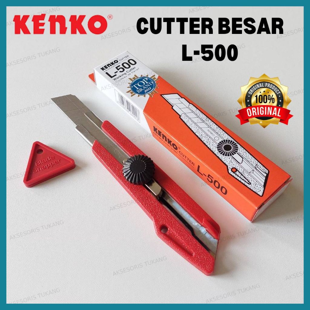 

Cutter Besar Kenko L500 / Pisau Cutter Besar Kenko L-500 Original