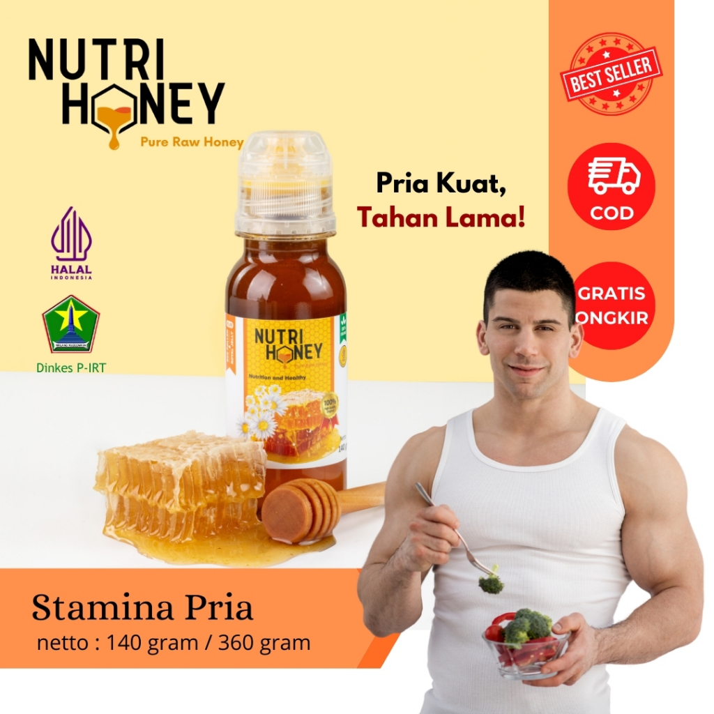 

Nutrihoney - Madu Herbal Raw Honey Untuk Stamina 5x Lebih Ampuh & Durasi Tahan Lama Madu Asli Murni