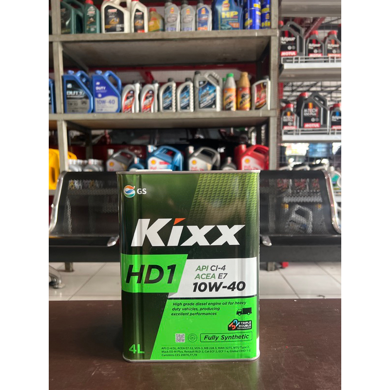 Oli Kixx HD1 10w-40 Kemasan 4 Lt