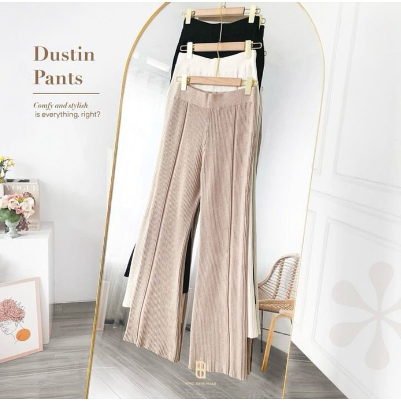 iymelsayshijab Dustin Pants - Black, Taupe, Nude