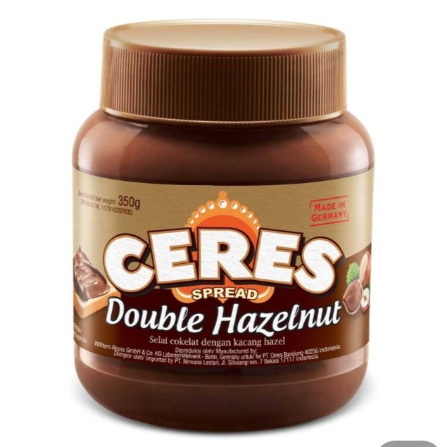 

Ceres Choco Spread Duo Milk Hazelnut / Double Hazelnut 350 gr