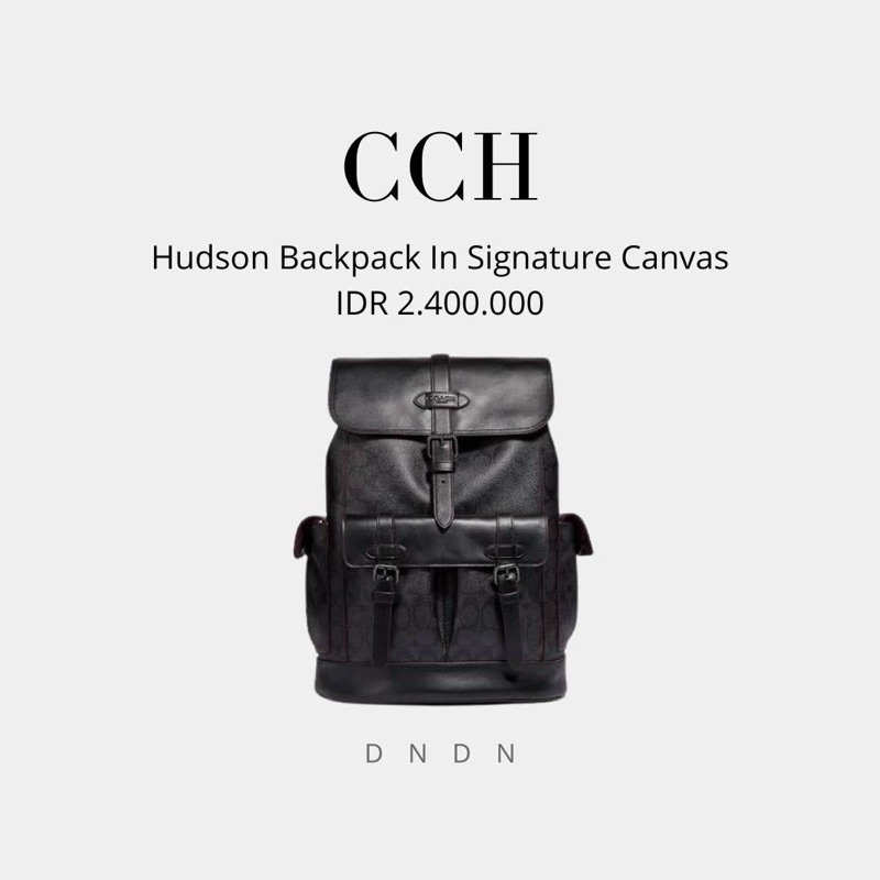 Hudson Backpack In Signature Canvas