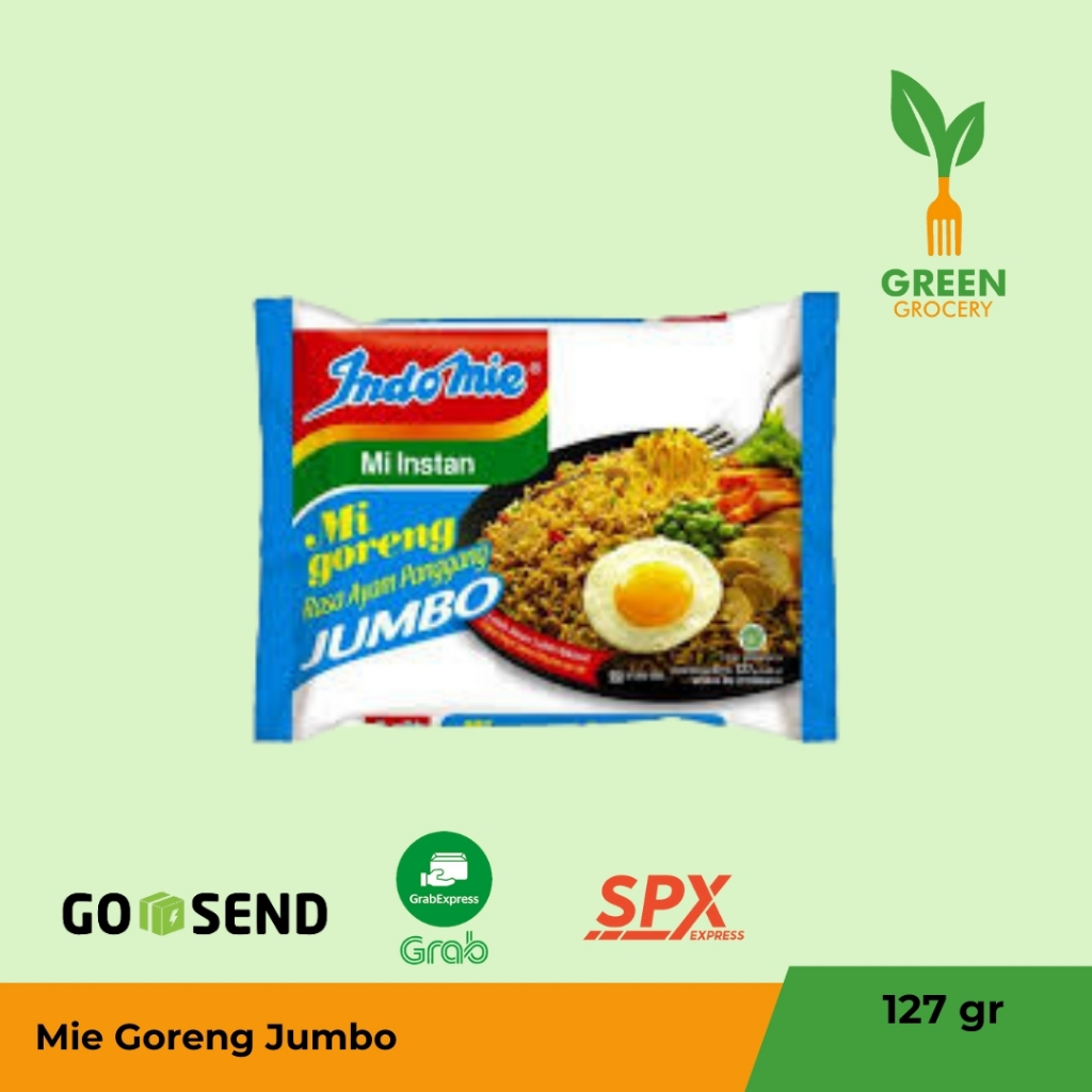 

Indomie Mie Instan Mie Goreng Jumbo Rasa Ayam Panggang Green Grocery Padang