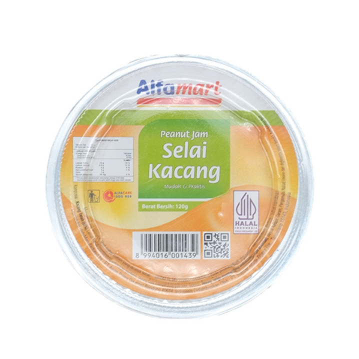 

Alfamart Selai Kacang / selai Stroberi / selai cokelat 150 gr