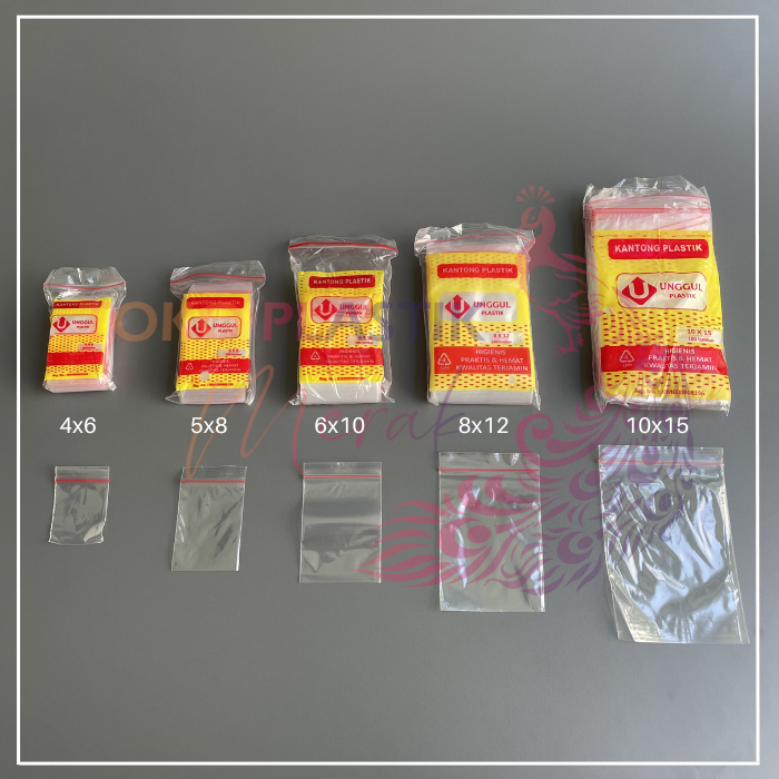Kantong Plastik Klip Unggul Tebal / Plastik Klip