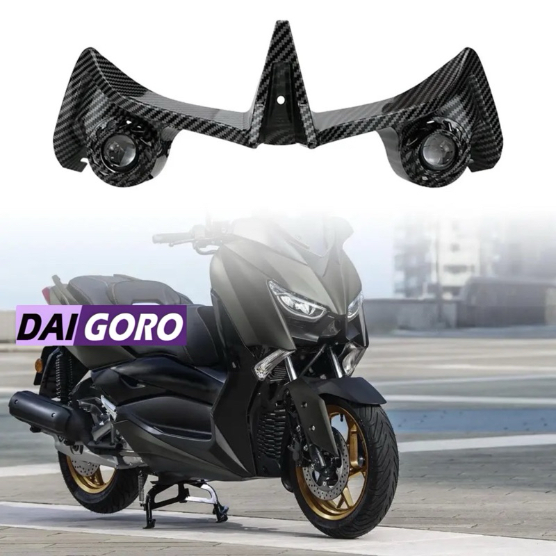 Winglet Depan Nmax New Plus Lampu Winglet Nmax New Carbon Kualitas Terbaik