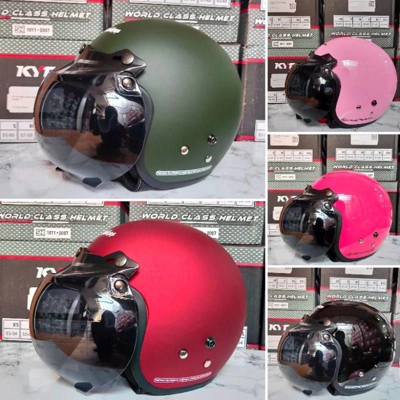 HELM CARGLOSS CFM ORIGINAL SOLID PLUS KACA