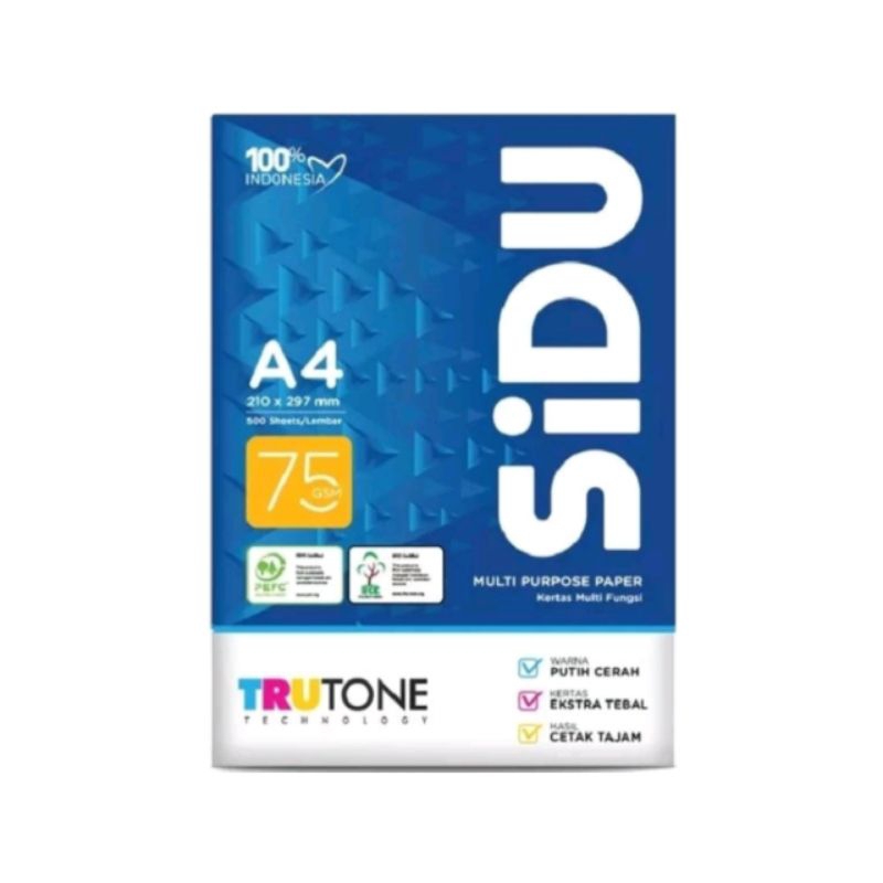 

Kertas HVS Sinar Dunia A4 75 gsm 1 rim isi 500 lembar/Kertas HVS Sinar Dunia A4 75 gsm/Kertas HVS A4